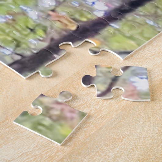 Puzzle Ours sur une branche (Côté)