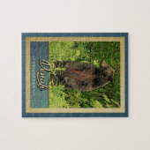 Puzzle Ours Vintage du parc national de Denali (Horizontal)