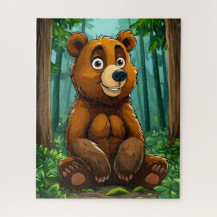 Puzzle Ourson de dessin animé mignon