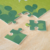 Puzzle Ourson mignon grimpant à un arbre (Côté)