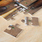 Puzzle Outils de charpentier rustique Handyman (Côté)