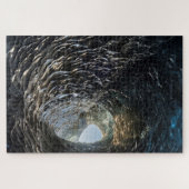 Puzzle Ouverture Circulaire Dans Une Grotte De Glace (Horizontal)