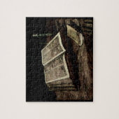 Puzzle Ouvrez le livre de bible avec des bougies - Van (Vertical)
