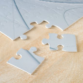 Puzzle Ovations debout, fractale abstraite bleu turquoise (Côté)