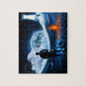 Puzzle OVNI Alien Bateau Enlèvement Space Ship (Vertical)