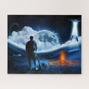 Puzzle OVNI Alien Bateau Enlèvement Space Ship