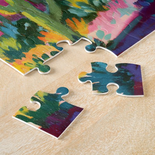 Puzzle OVNI Alien dans le désert (Côté)