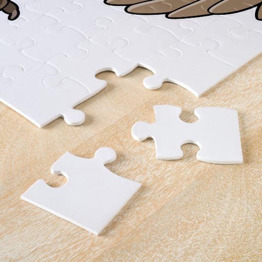 Puzzle Owl as Teacher with Pointer (Côté)