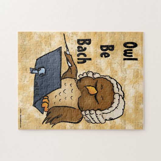 Puzzle Owl Be Bach (Horizontal)