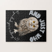 Puzzle Owl : Et Juste À Qui Pensez-Vous Parler ? (Horizontal)