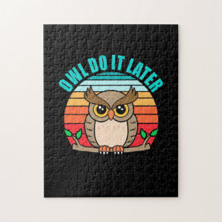 Puzzle Owl Le Faire Plus Tard