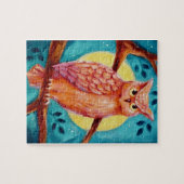 Puzzle Owl & Moon Jigsaw (Horizontal)