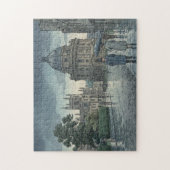 Puzzle Oxford University in Rain (Vertical)