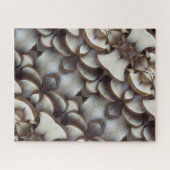 Puzzle Oyster Musroom Fun House Style Mirror (Horizontal)