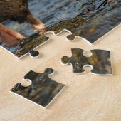 Puzzle Oystercatcher noir au travail (Côté)