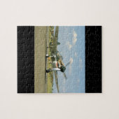 Puzzle P40 Curtis avec le visage féroce, avions de (Horizontal)