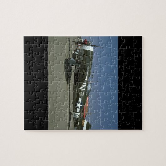 Puzzle P47, avions gauches de _WWII de vue. (Horizontal)