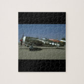 Puzzle P47, avions gauches de _WWII de vue. (Vertical)