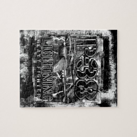 Puzzle P-38 Éclair (Horizontal)