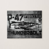 Puzzle P-47 Thunderbolt (Horizontal)