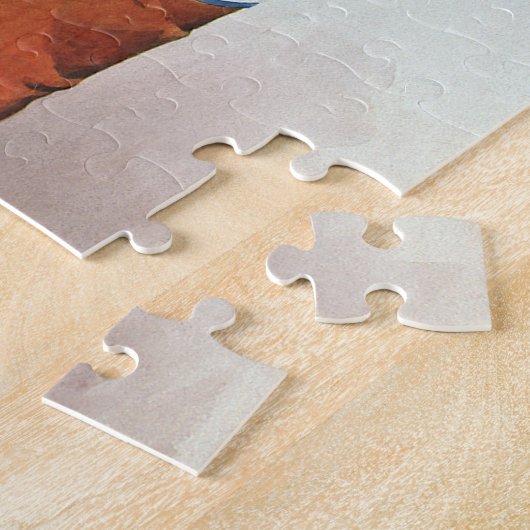 Puzzle Pachtuwa-Chta, Arikara Warrior Portrait par Bodmer (Côté)