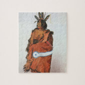 Puzzle Pachtuwa-Chta, Arikara Warrior Portrait par Bodmer (Vertical)