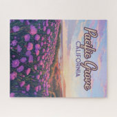 Puzzle Pacific Grove California Monterey Magique Purple (Horizontal)