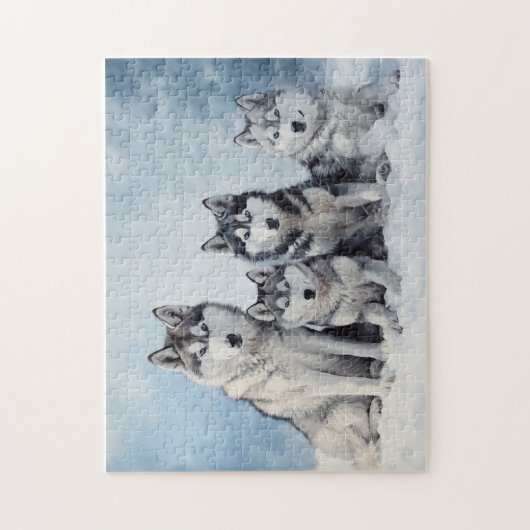 Puzzle Pack Sibérien Husky (Vertical)