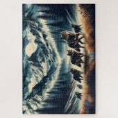Puzzle Pack Wolf Mountain, Famille Wolf, Wilderness (Vertical)