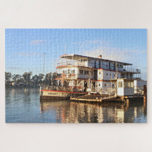 Puzzle Paddlesteamer, tôt le matin, Mannum
