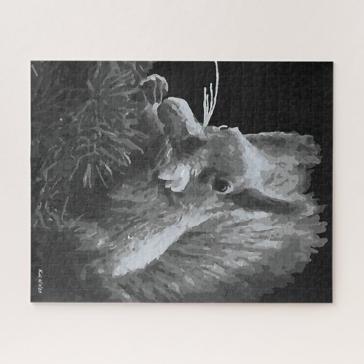 Puzzle Paddy Cake, écureuil (Horizontal)