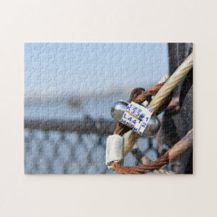 Puzzle Padlocks Riverside Park Hudson River New York City