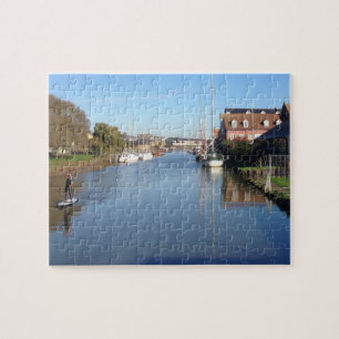 Puzzle Pagaie sur le ruisseau de Faversham Angleterre