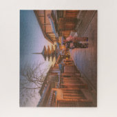 Puzzle Pagode à Dusk à Kyoto Japon (Vertical)