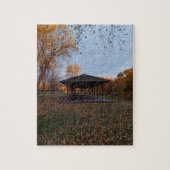 Puzzle Pagode canadienne à l'automne (Vertical)