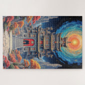 Puzzle Pagode Mystique sous un Ciel Céleste (Horizontal)