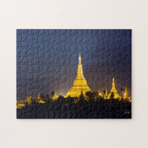 Puzzle Pagode Shwedagon la nuit
