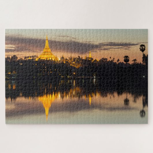 Puzzle Pagode Shwedagon, Myanmar, Yangon (Horizontal)