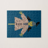 Puzzle Paille d'Halloween Scarecrow et Ravens (Horizontal)
