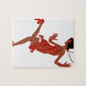 Puzzle paillette noire rouge (Horizontal)