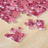 Puzzle Paillettes Rose Pastel (Côté)