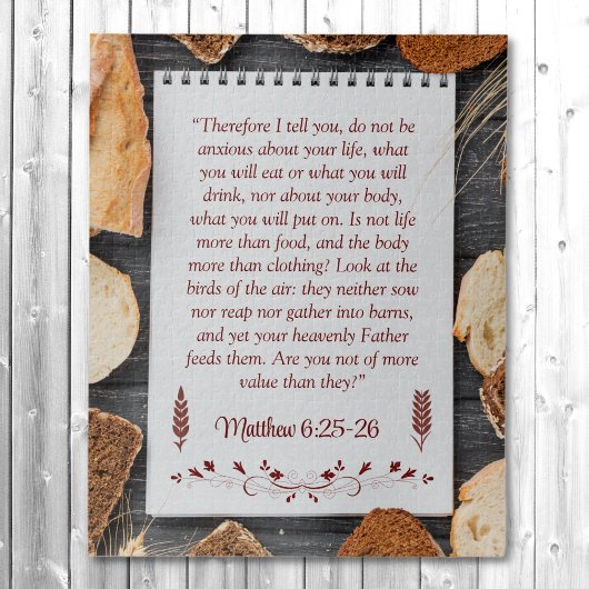 Puzzle Pain | Matthieu 6:25 Verse de la Bible