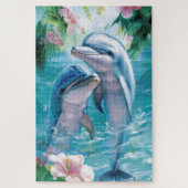 Puzzle Paire de dauphins (Vertical)