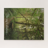 Puzzle Paisible Green Forest Trail Washington (Horizontal)