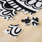 Puzzle Paisley floral noir (Côté)