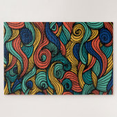 Puzzle Paisley haché (Horizontal)