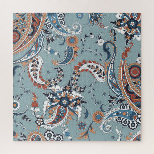 Puzzle Paisley indien tendance : arrière - plan sans cout