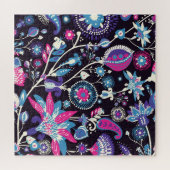Puzzle Paisley moderne : motif traditionnel oriental. (Horizontal)