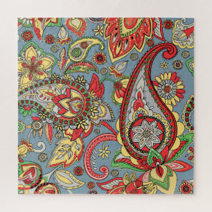 Puzzle Paisley Perfection : Oriental Vintage Motif
