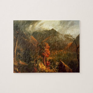Puzzle Paix au coucher du soleil par Thomas Cole